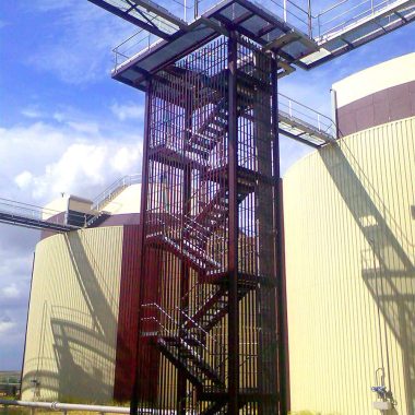 DEYI03 - Estructuras metálicas - Torre Acceso Digestión - EDAR Cuenca Baja Arroyo Culebro II)