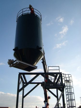 Silo de almacenamiento de fangos Deyma La Mancha
